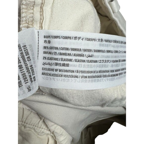 Abercrombie & Fitch Men’s Chino Shorts‎ 36 Pleated Cuffed Preppy Hamptons Resort - Picture 11 of 11